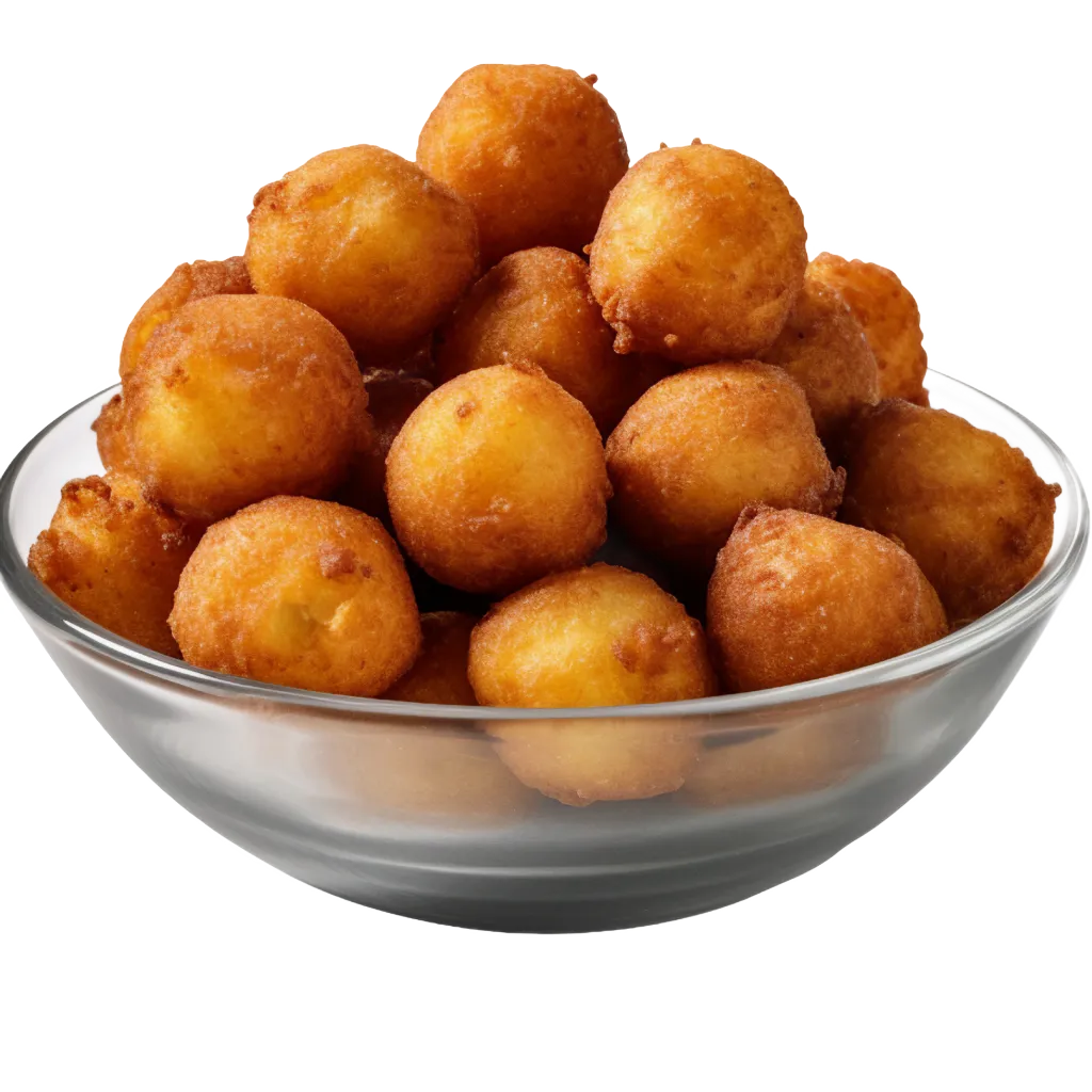 A view of Cookout hushpuppies