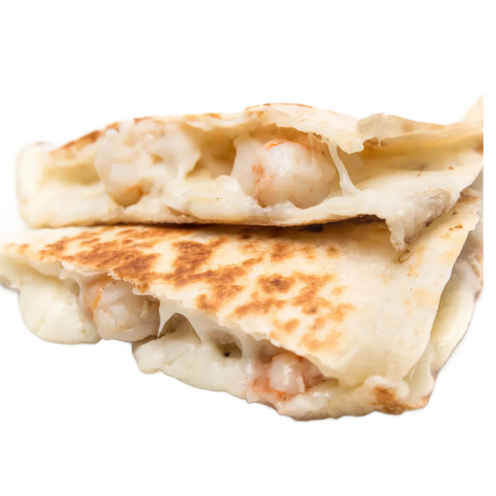 A close up of cookout quesadillas