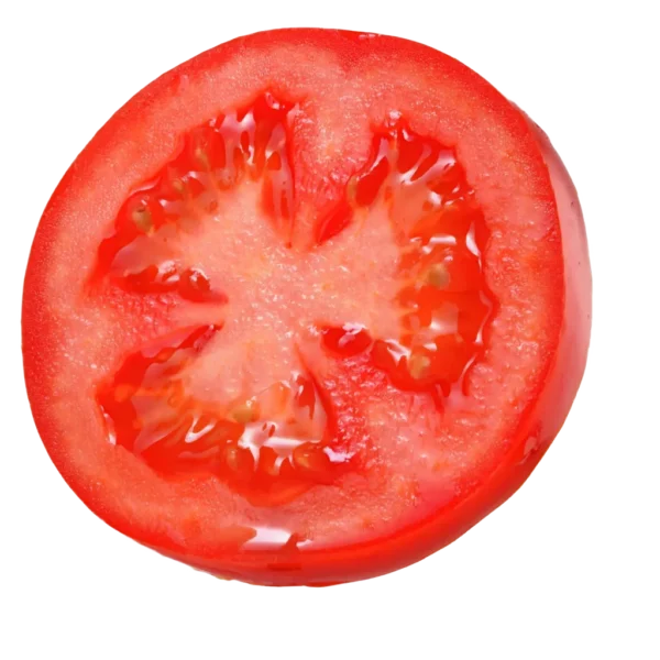 A slice of tomato