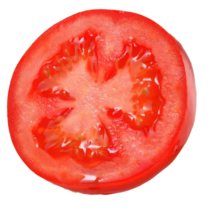 A slice of tomato