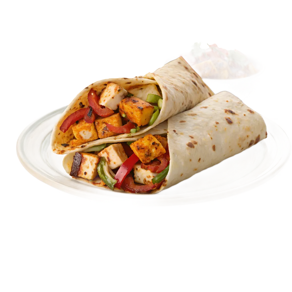 A view of Cookout honey mustard wraps