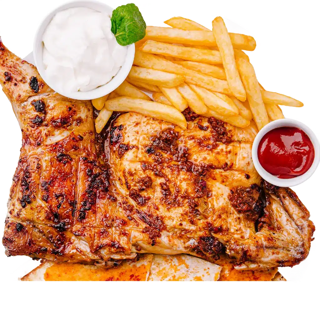 A view of Cookout Cajun style Chicken