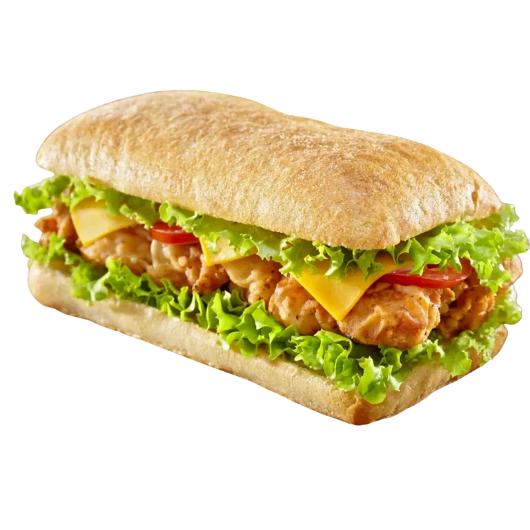 A view of Cookout Spicy chicken sandwich