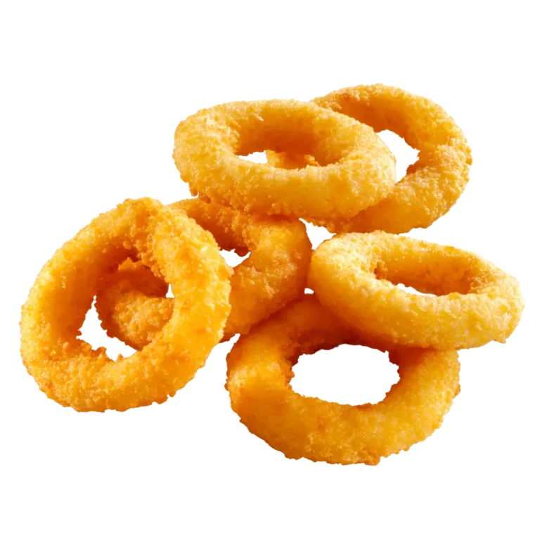 A view of onion rings
