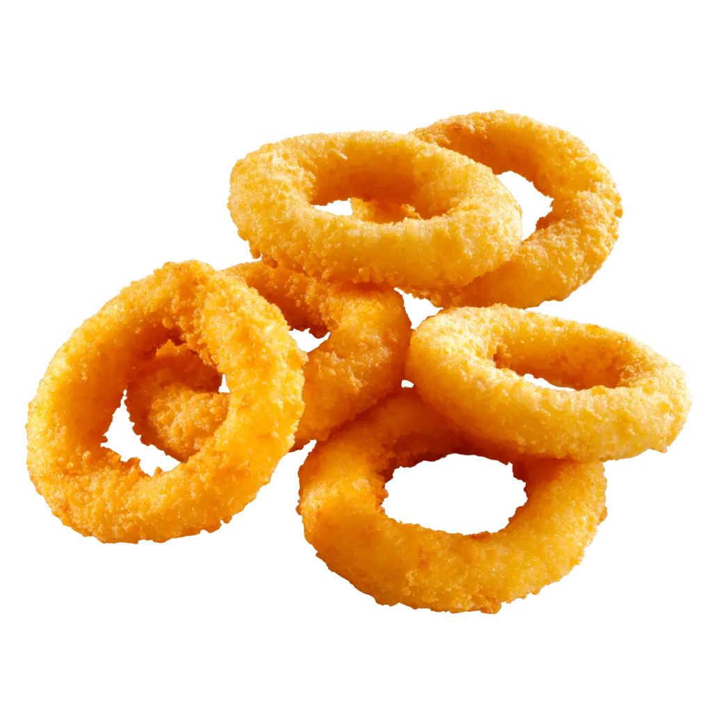 A view of onion rings