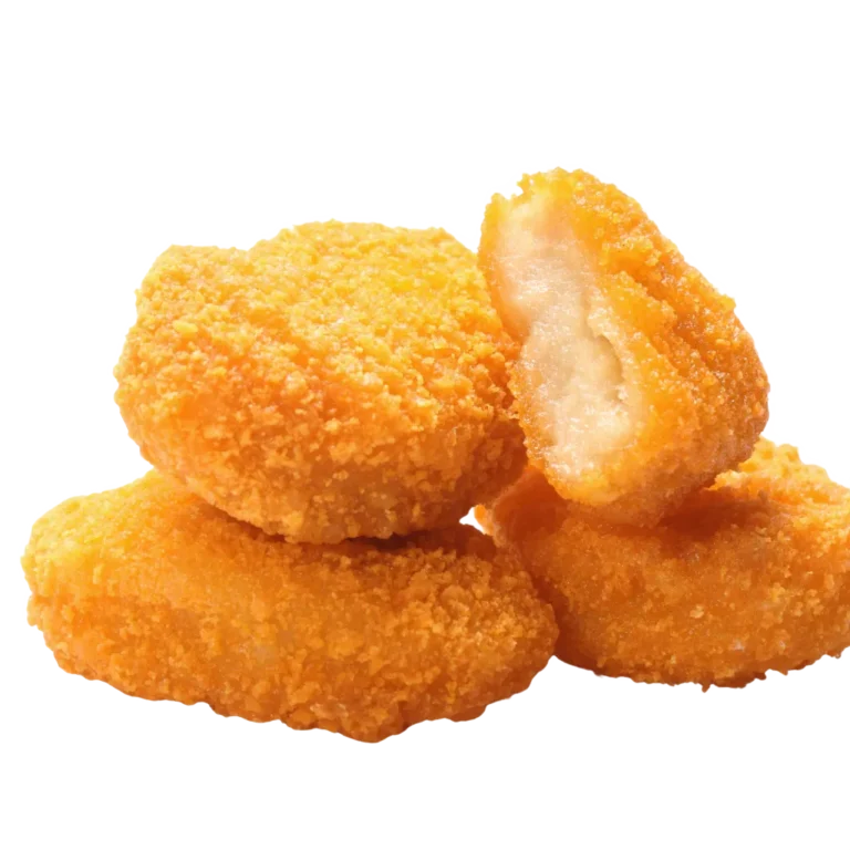 A view of chicken nuggets