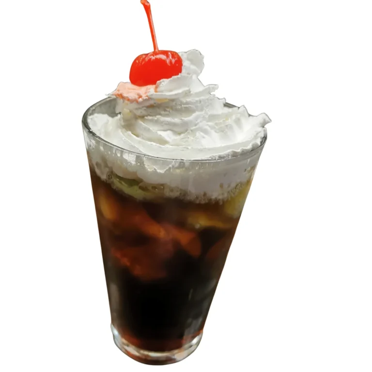 A view of coke float