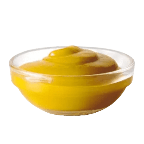 A bowl of cookout mustard sauce