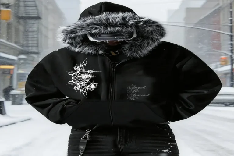 emo zip up hoodie