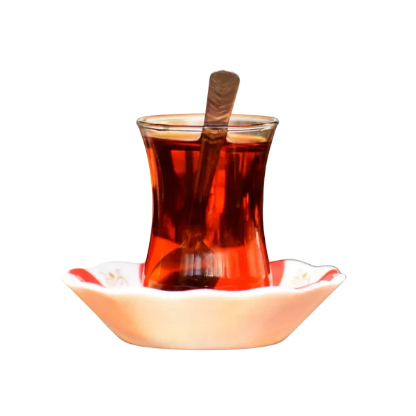 A closeup of Brew Tea