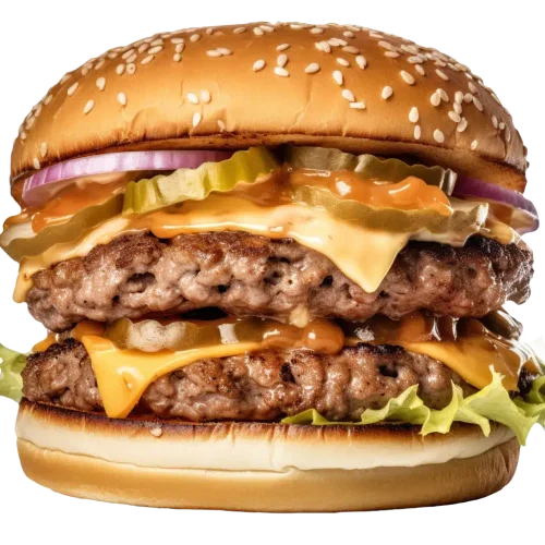 A view of Big double burger