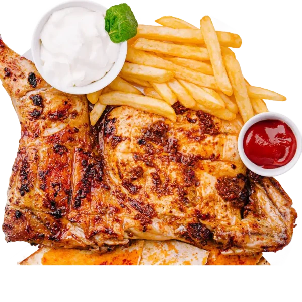 A view of Cookout Cajun style Chicken