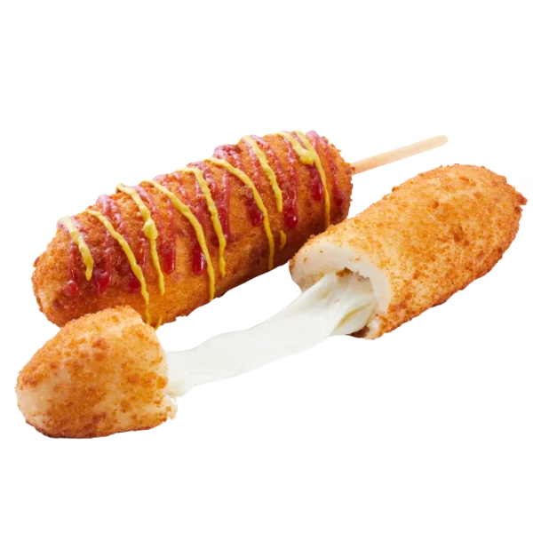 A view of cheese dog